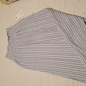 Womens gauze wide leg pants